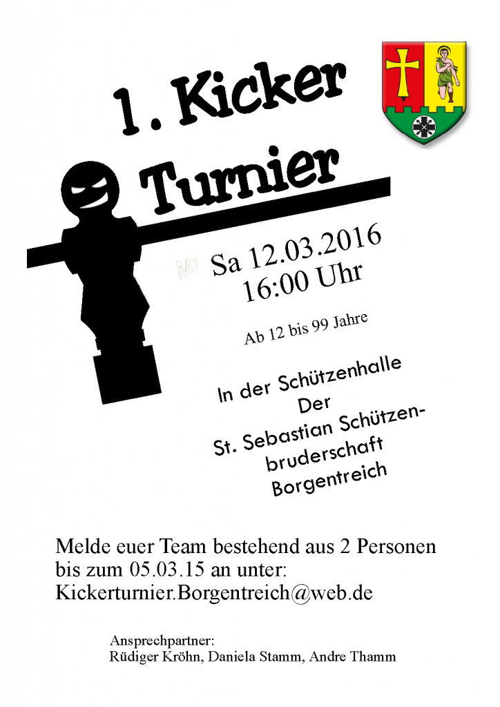 Plakat Kickertunier